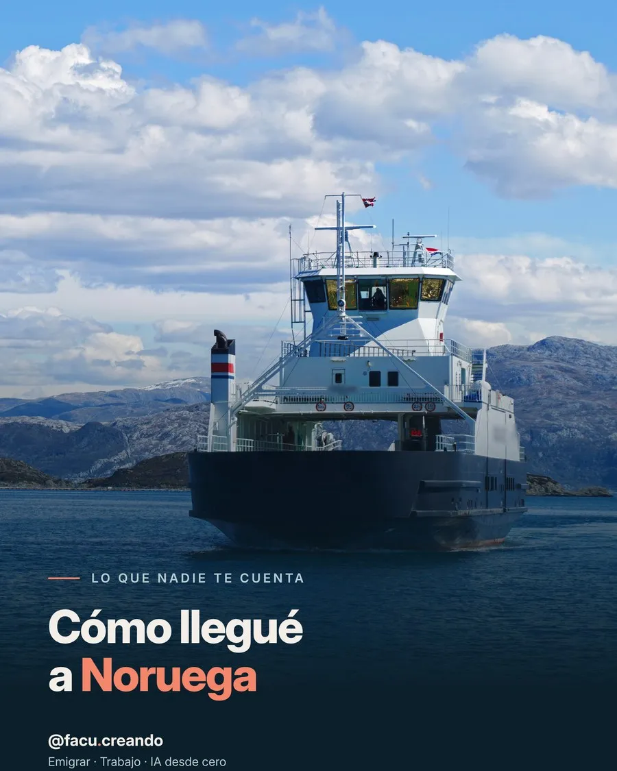 Portada de «Cómo llegué a Noruega»